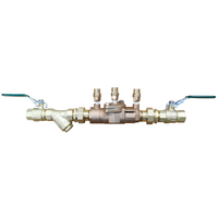 15mm & 20mm Dcv Dual Valve In Ss Recessed Cabinet - Watts