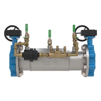 Double Check Valve Stainless Steel with Geared Butterfly & Strainer Table E Lead Free 007 Watts 65 mm (2 1/2")