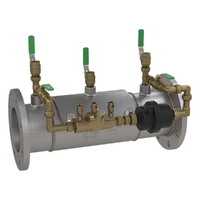 Double Detector Check Stainless Steel with 20 mm Bypass Less Meter Lead Free 007 Watts 80 mm (3")