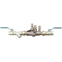 32mm RPZD Brass C/W Lockable B/Valves, Strainer & Unions - Watts