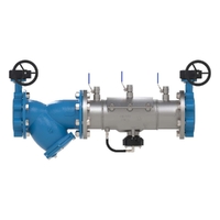 Reduced Pressure Zone Device Stainless Steel with Geared Butterfly & Strainer Table D Lead Free 009 Watts 100 mm (4")