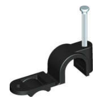 Quick Clip Pex Black 25mm Mas Nail