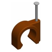 Quick Click cop Brown 1/2" Mas Nail