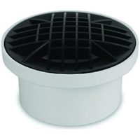 DWV F/Collar & Domed Grate Female 100mm