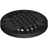 DWV Domed Black Grate Only 100mm DWVF0332