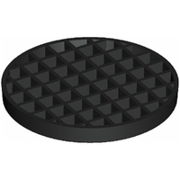 DWV Flat Black Grate Only 100mm DWVF0330