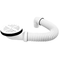 Flexidinger Shower Kit 1pc Grate White
