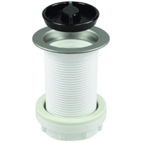 Plug & Waste Ext 40x90mm S/Steel