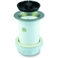 Plug & Waste Ext w-OF 40x90mm S/Steel