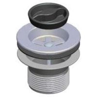 Plug & Waste Sink (Bolted) 50x50mm S/S
