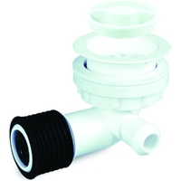 Plug & Waste Elbow w-OF 40mm White