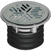 Vinyl Floor Wst F/Fin Grate 80mm
