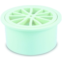 Floor Grate Rnd White 80mm