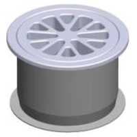 Plas-fin Waste Rnd S/S 80mm