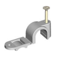 Quick Clip PB Grey 16mm Timber Scr