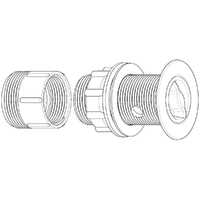 Plug & Waste 32mm w/OF & Adaptor
