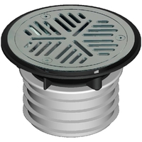 Vinyl Floor Wst F/Fin Grate HDPE 110mm