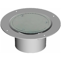 Vinyl Floor Wst Flange SW Solid 100mm