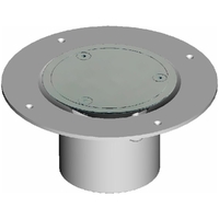 Vinyl Floor Wst Flange SW Solid 80mm