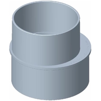 S/Water Round Adaptor 100x90mm