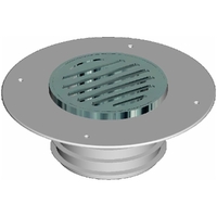 Maxi Swivel Sys F/Fin HDPE Rnd 100x100mm