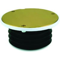 DWV F/Fin Bolted Trap Screw Brass 100mm