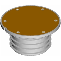 HDPE F/Fin Bolted Trap Screw Brass 100mm