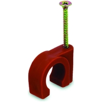 Quick Click cop Brown 1/2" Wood Scr