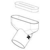 DWV Frog Mouth 100x45D inc Cap