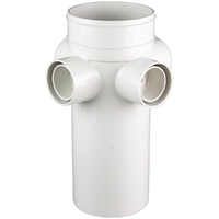 DWV Dual Riser Extended 80mm