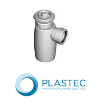 40mm Plug & Waste Bottle Trap Wh