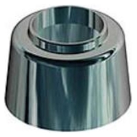 50 Pushfit Raised Cover Chrome