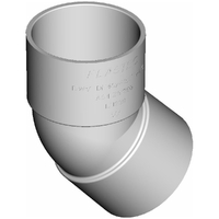 DWV Bend 40 X 45D F&F Plain DWVF0052