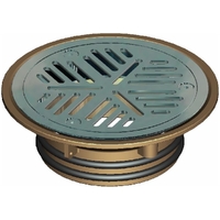 Vinyl Floor Wst S/S Grate 100mm