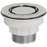 Halo Plug & Waste Shower White 80x50mm
