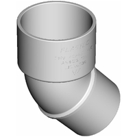 DWV Bend 40mmx43D Socket to Inpipe