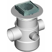 Floor Waste Gully Kit Smart Grate 65mm