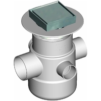 Floor Waste Gully Kit Smart Plate 65mm