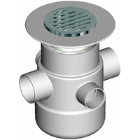 Floor Waste Gully Kit Rd Grate 50mm