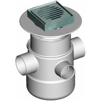 Floor Waste Gully Kit Smart Grate 50mm