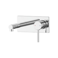 BELLINO WALL BASIN MIXER 200mm OUTLET WELS 4 STAR B/N