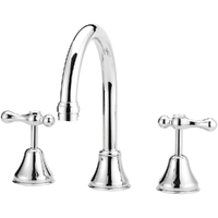 Julz Lever Gooseneck Sink Set Swivel Wels 4 Star C/P