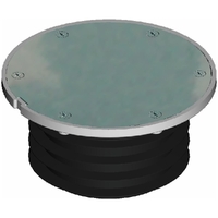 DWV F/Fin BTS Rnd 316 S/S Cover 100mm