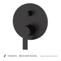 LUCCA WALL MIXER WITH DIVERTER B/N