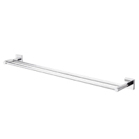 Lucca Double Towel Rail C/P