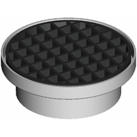 DWV F/Collar & Flat Grate Male 100/90mm SSWF0605