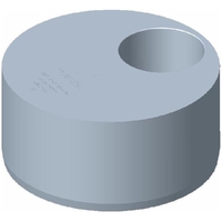 DWV Socket Reducer 100x40mm (Ausplatics) DWVF0488