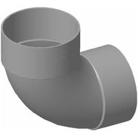 DWV Bend 375 X 88D F&F Plain ELBSEW375X90