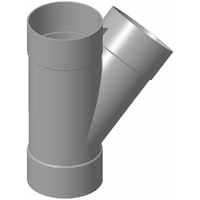 DWV Junction 375 X 45D F&F Plain JUNSEW375X375X45