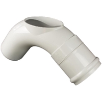 CIVILTEC PVC DWV Manhole Drop Bend M&F 150mm RRJ